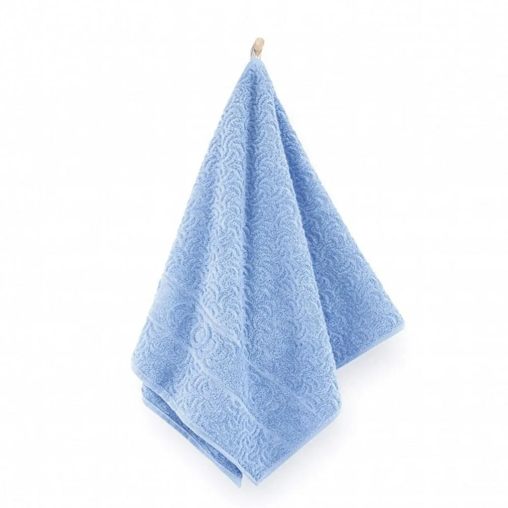 Ręcznik Morwa 50x100 niebieski frotte 500 g/m2 Zwoltex