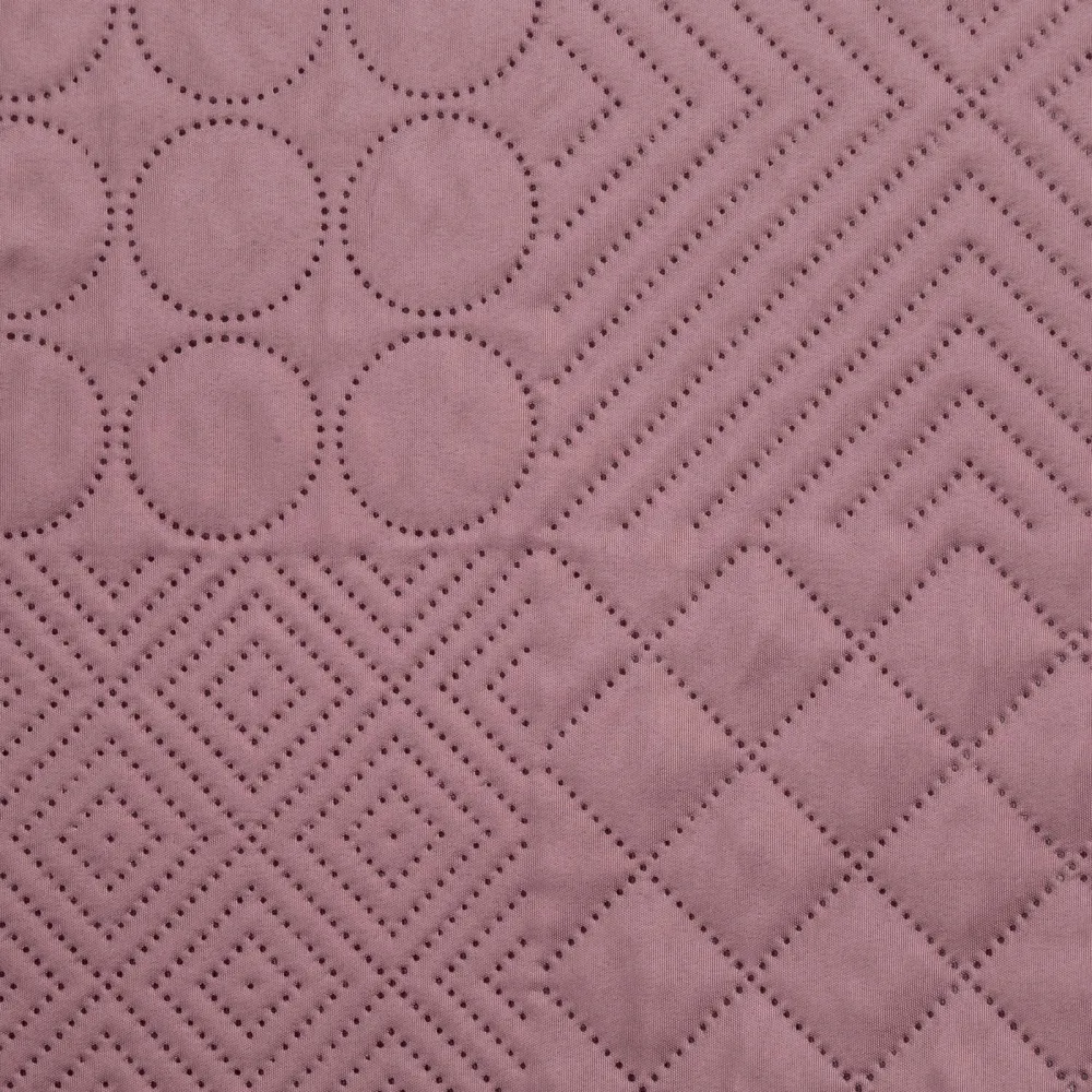 Narzuta dekoracyjna 200x220 Boni 5 różowa geometryczna