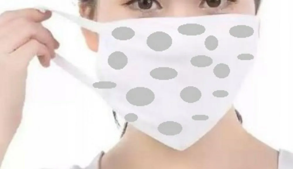 Maseczka maska ochronna na twarz komplet 10 szt. dwuwarstwowa wielokrotnego użytku 100% bawełna na gumki mix wzorów Produkt Polski