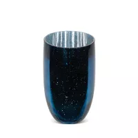 Szklany wazony dekoracyjny Molly 16x28 ciemnoniebieski