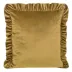 Poszewka dekoracyjna 45x45 Velvet 25      złota falabana welwetowa Eurofirany