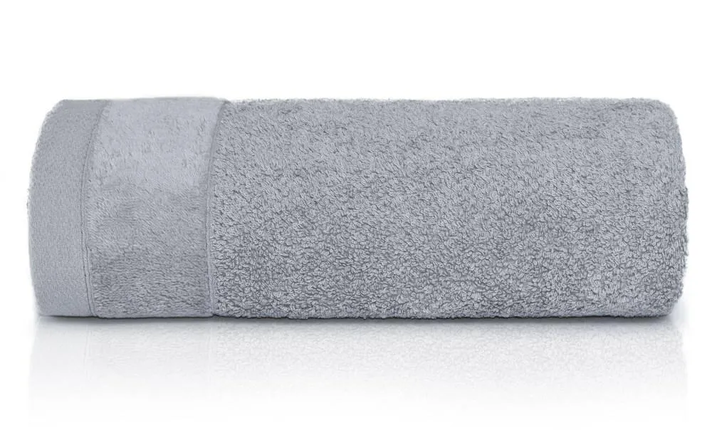 Ręcznik Vito 100x150 szary jasny frotte bawełniany 550 g/m2