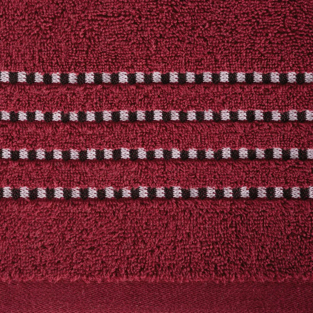 Ręcznik 30x50 Fiore  czerwony 500g/m2 Eurofirany