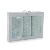 Komplet ręczników w pudełku 3 szt Paulo 3 AB Jasny grafit-K65-5902 ręczniki 30x50 50x100 70x140
