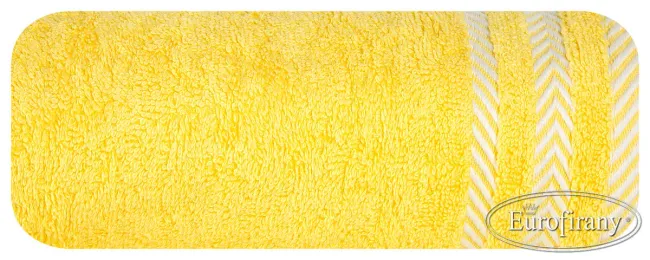 Ręcznik Mona  70x140 06 żółty frotte 500 g/m2 Eurofirany