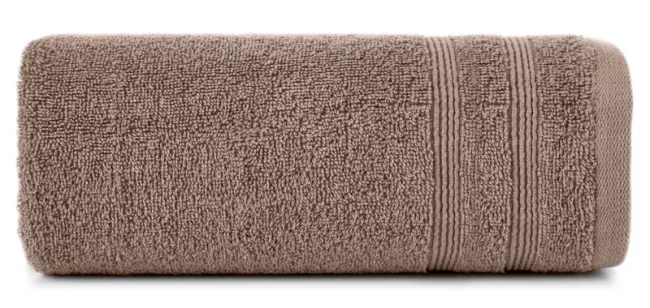 Ręcznik Aline 30x50 brązowy 500 g/m2  frotte Eurofirany