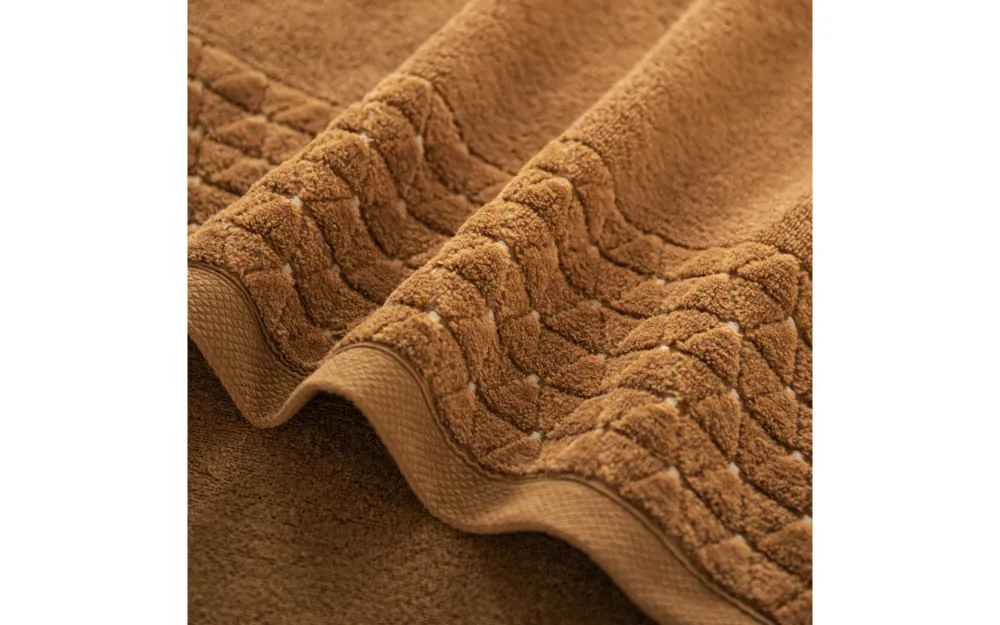 Ręcznik Oscar AB 30x50 brązowy jasny      frotte 500 g/m2 Zwoltex