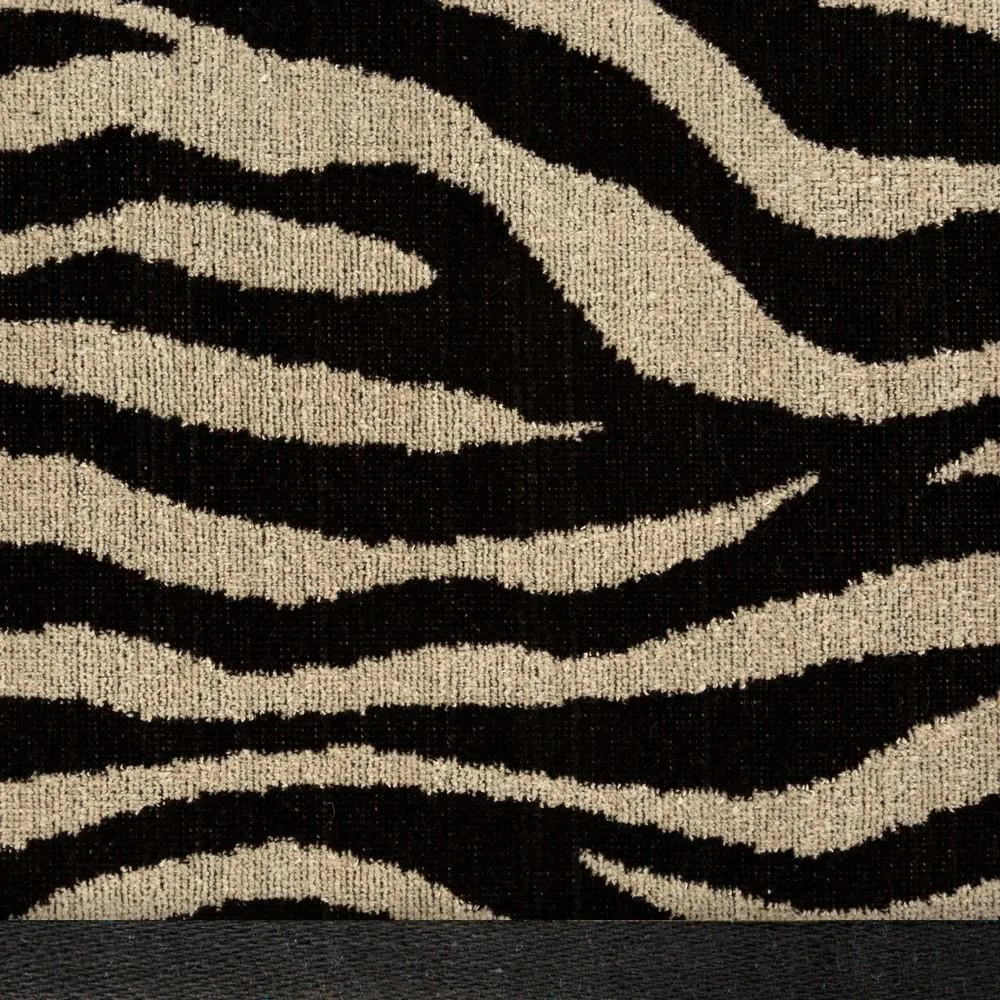 Ręcznik Zebra 70x140  czarny beżowy 500g/m2 frotte Eurofirany