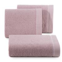 Ręcznik Daisy 70x140 pudrowy różowy frotte 500 g/m2 Eurofirany