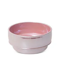 Misa ceramiczna Simona 1 20x20x10 różowa z perłowym połyskiem 01 Eurofirany