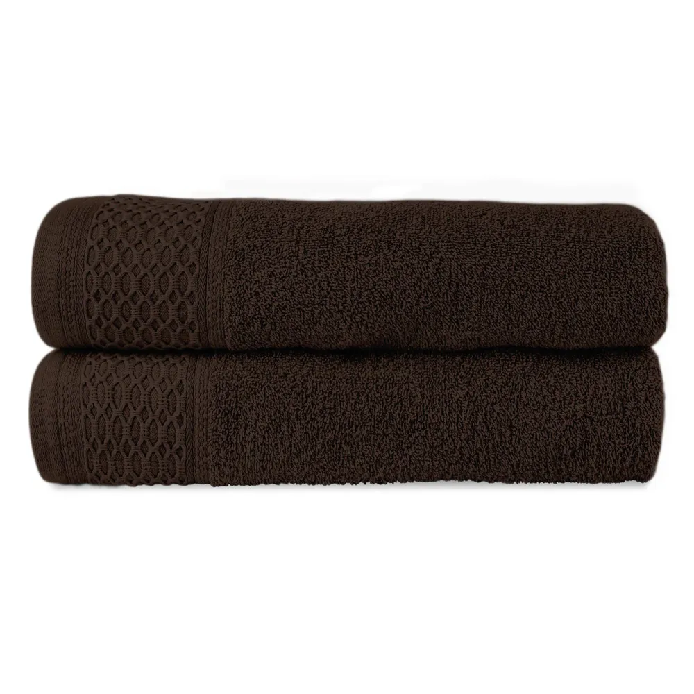 Komplet ręczników 3 szt Solano brązowy    ciemny w pudełku Darymex