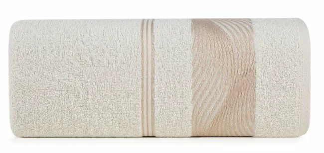 Ręcznik Sylwia 2 50x90 kremowy 500 g/m2   frotte Eurofirany
