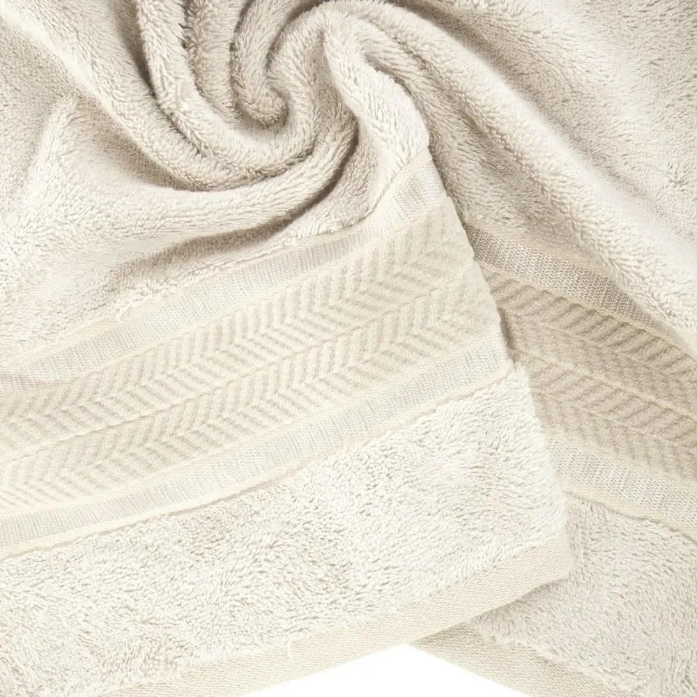 Ręcznik Miro 50x90 kremowy 550g/m2 Eurofirany