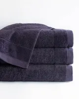 Ręcznik Vito 50x90 śliwkowy frotte bawełniany 550g/m2