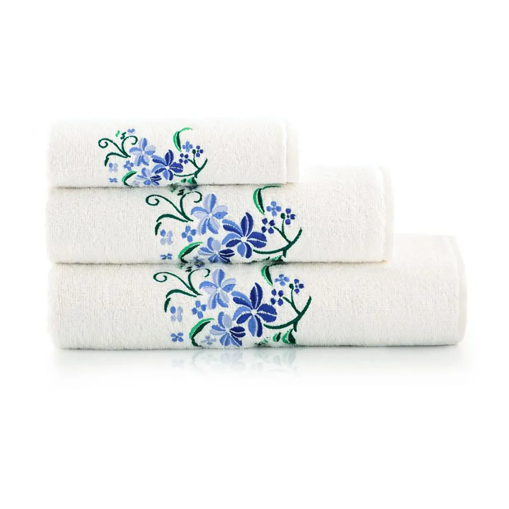 Komplet ręczników w pudełku 3 szt Not forget Alabaster-5730 ręczniki 30x50 50x100 70x140 Zwoltex