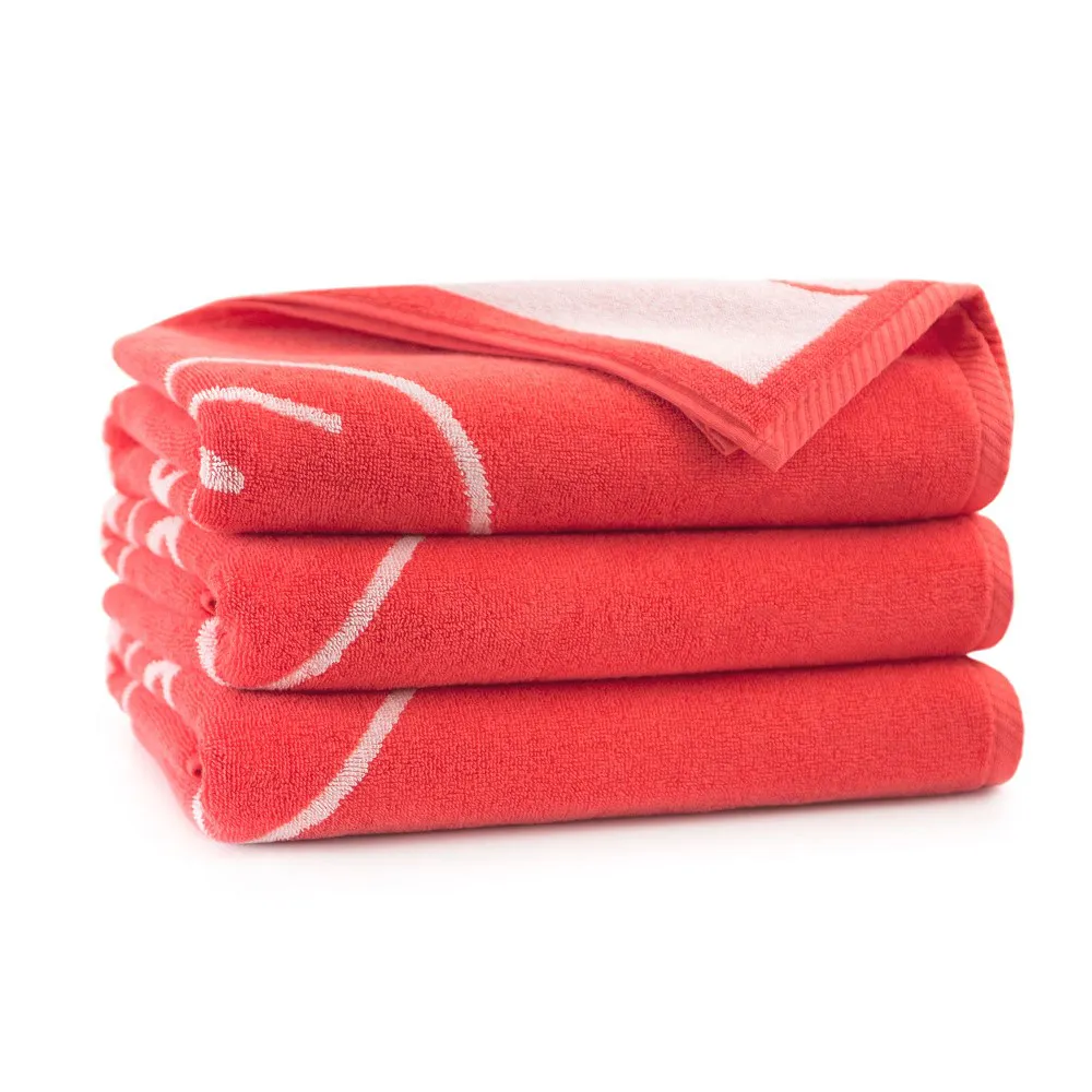 Ręcznik plażowy 70x130 Jednorożec różowy frotte 9001 Zwoltex