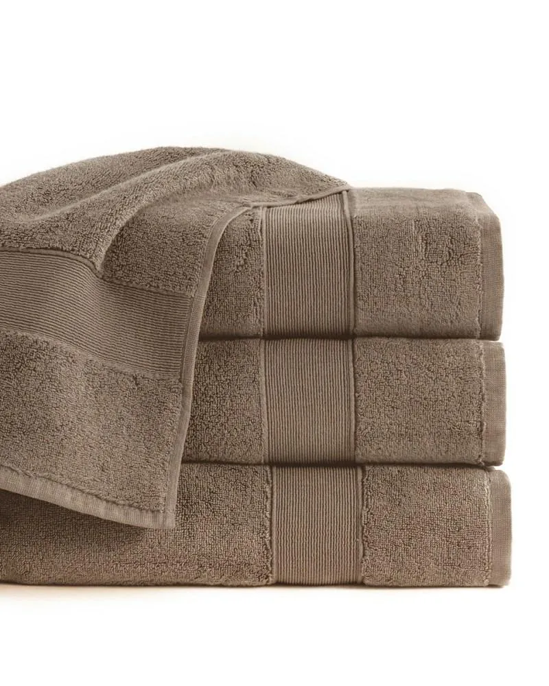 Ręcznik Rocco 50x90 beżowy taupe 158  frotte bawełniany 600g/m2