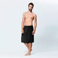 Ręcznik męski do sauny Kilt Active L/XL czarny mikrofibra