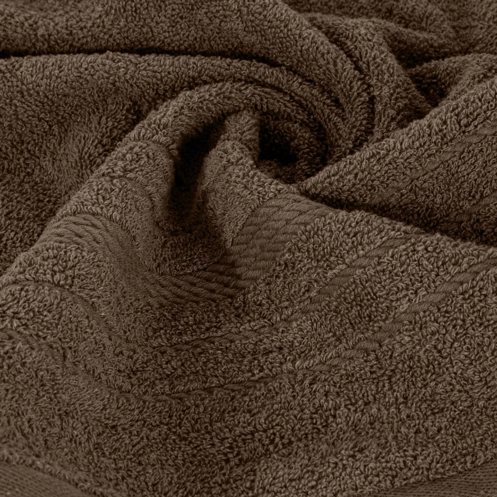 Ręcznik Elma 30x50 brązowy frotte  450g/m2 Eurofirany
