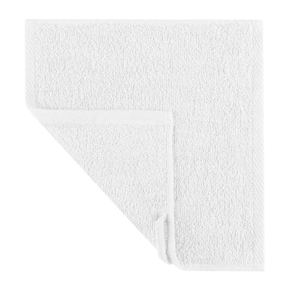 Ręcznik Bari 70x140 biały ciemny frotte  500 g/m2