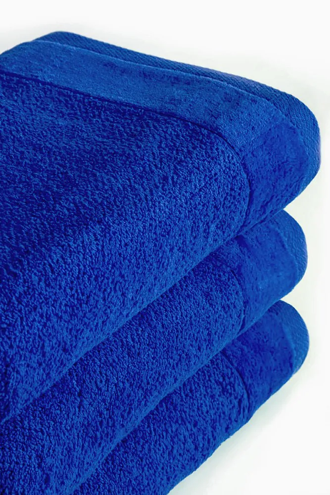 Ręcznik Vito 100x150 niebieski frotte bawełniany 550 g/m2