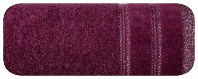 Ręcznik Glory 70x140 amarantowy 500g/m2 Eurofirany