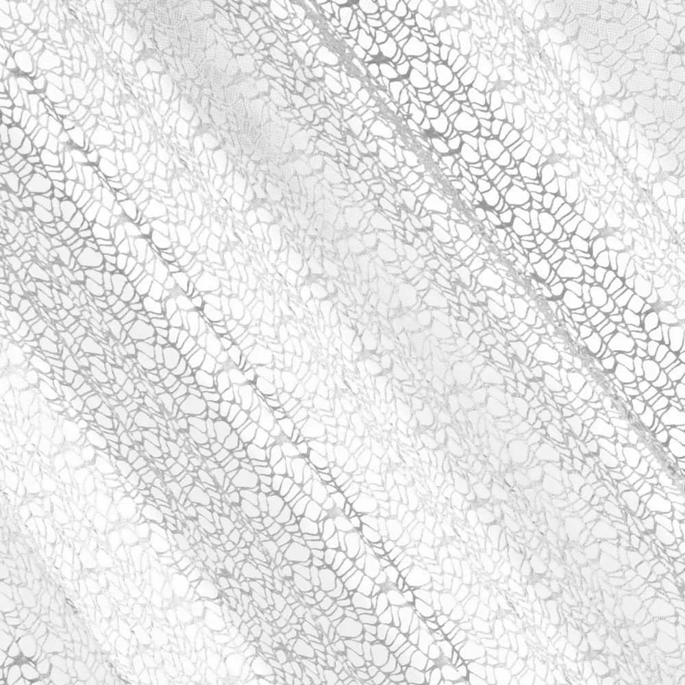 Firana 140x250 Jowita siatka biała gotowa na przelotkach Eurofirany