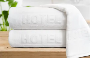 Ręcznik hotelowy 50x90 Baden biały frotte 500g/m2 Greno
