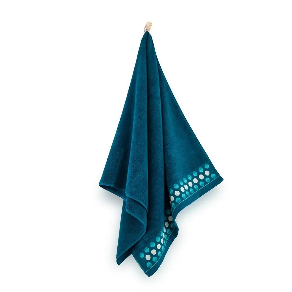 Ręcznik Zen 2 50x90 turkusowy ciemny emerald 8673/1/5638 450g/m2