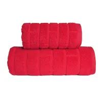 Ręcznik Brick 70x140 czerwony 500 g/m2 frotte Greno