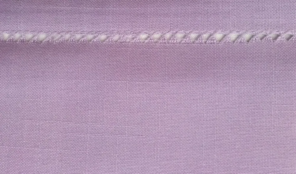 Obrus Tradycja 40x170 z mereżką liliowy