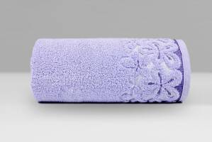 Ręcznik Bella 30x50 lawendowy 450 g/m2 frotte Greno