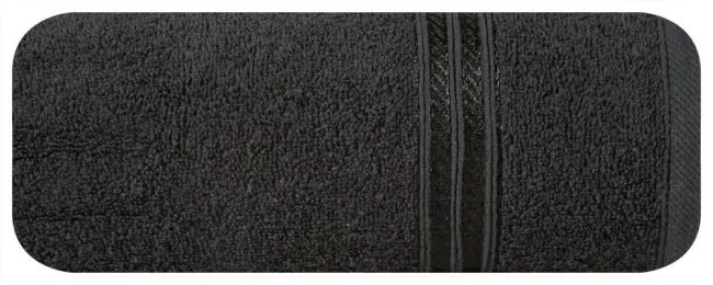 Ręcznik Lori 50x90 czarny 450g/m2 Eurofirany