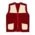Kamizelka wełniana merynos Serena  czerwona XL Tombler wyroby rehabilitacyjne Ocieplacz pozabiegowy
