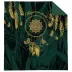 Narzuta dekoracyjna 170x210 łapacz snów zielona ciemna złota K_56 112 Bedspread