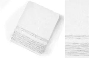 Ręcznik X-Mas 71x137 Line biały srebrny   świąteczny Greno