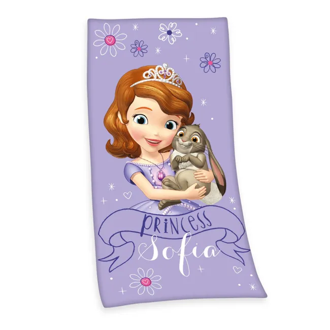 Ręcznik dziecięcy 75x150 Zosia Sofia 7039 Princess Księżniczka bawełniany