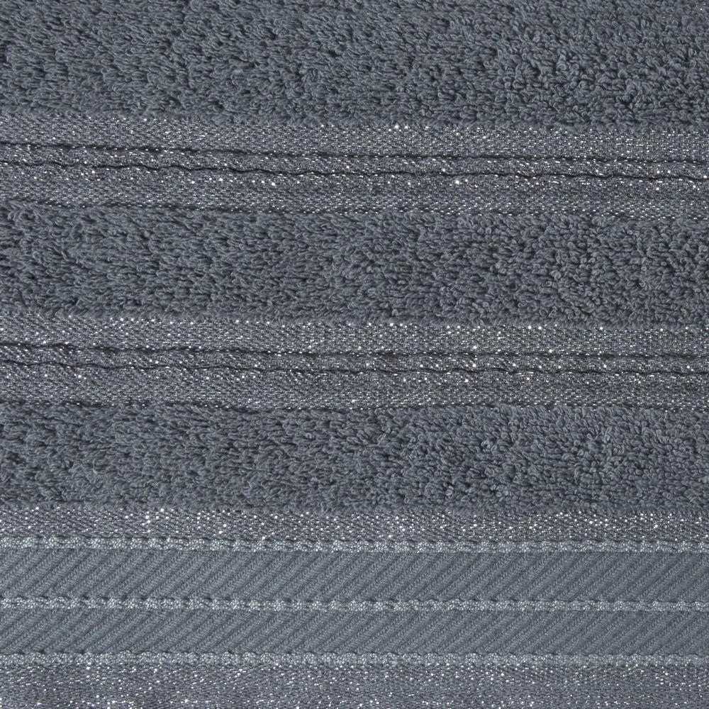 Ręcznik Wiki 70x140 05 szary srebrne nitki 480 g/m2