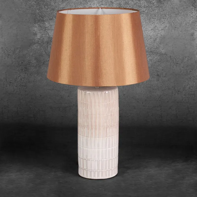 Lampa dekoracyjna edna (01) 33x56  kremowy