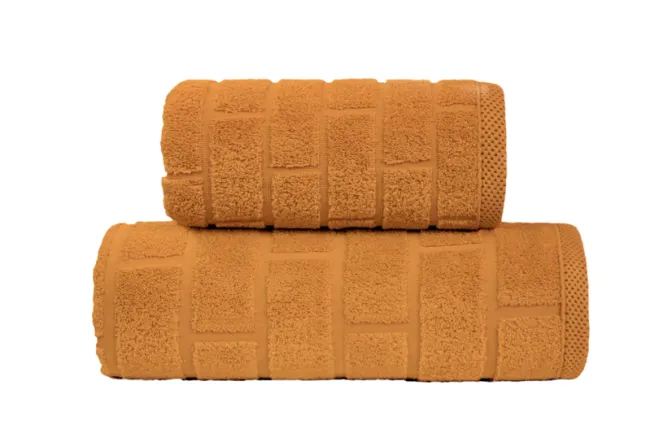 Ręcznik Brick 70x140 kurkuma 500 g/m2     frotte Greno
