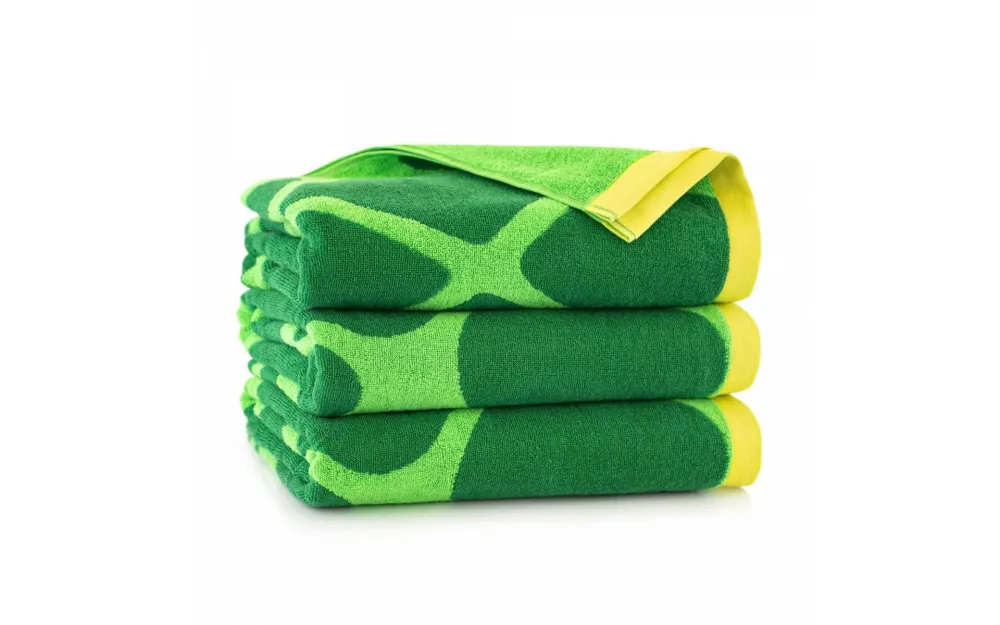 Ręcznik plażowy 100x160 Ananas zielony    Zwoltex 23
