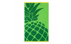Ręcznik plażowy 100x160 Ananas zielony Zwoltex 23