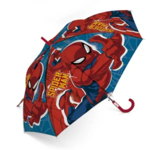 Parasolka dla dzieci Spiderman Człowiek 5280 Pająk niebieski czerwony parasol dla chłopca czerwona rączka