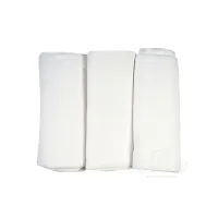 Komplet pieluch tetrowych 3 szt. 70x80 białe bawełniane