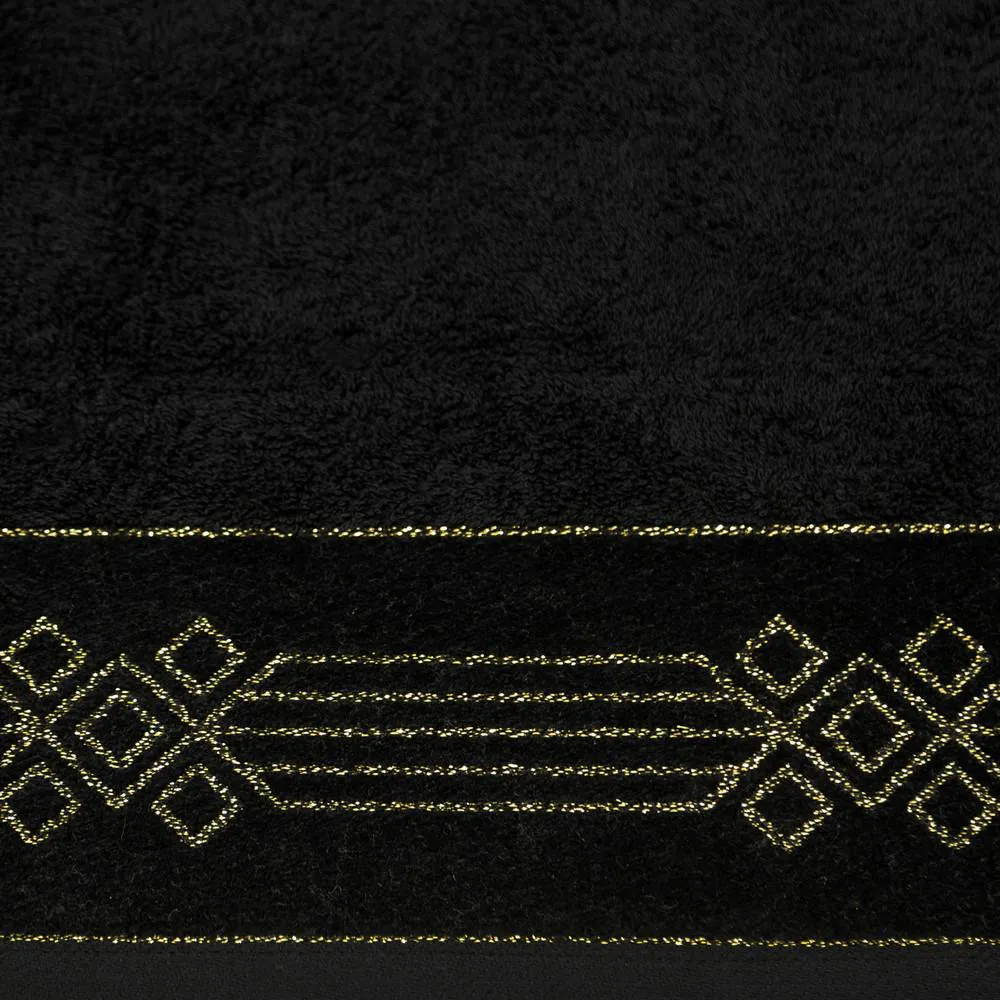 Ręcznik Kamela 70x140 czarny frotte  520g/m2 Eurofirany