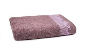 Ręcznik Bjork 70x140 fioletowy lawendowy frotte 500 g/m2 Faro