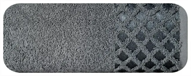 Ręcznik Nela 50x90 stalowy 460g/m2 Eurofirany