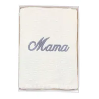 Prezent dla mamy ręcznik 70x140 na Dzień Matki Mama kremowy szary jasny w pudełku