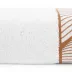 Ręcznik 50x90 Blanca 3 biały liście 500g/2 frotte Limited Collection Eurofirany