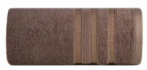 Ręcznik Judy 50x90 brązowy jasny 500g/m2  Eurofirany